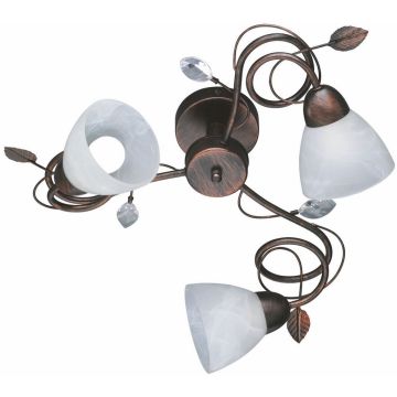 Trio TRADITIO 600700328 Plafondlamp 3x40w/e14 ip20