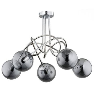 Alfa TANGO GLASS 61095 Plafondlamp 5x60W/E27