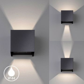Fischer&Honsel Wall 30259 Wandlamp 2x3W/LED 3000K 620 lm IP44