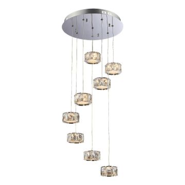 Prezent KNOX 62415 Hanglamp 8x5W/LED 2898lm IP20