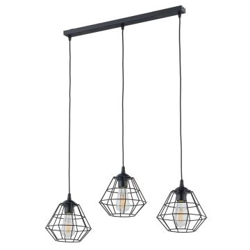 TK Lighting DIAMOND 6203 Hanglamp 3x15W/E27
