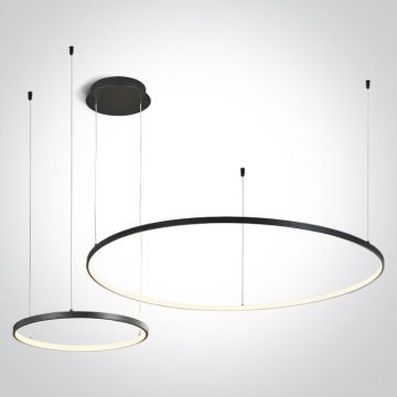 One Light Decorative 63150A/B/W Hanglamp 1x65W/LED 3000K 4800lm IP20