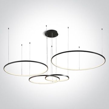 One Light Decorative 63150C/B/W Hanglamp 1x100W/LED 3000K 7400lm IP20