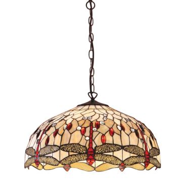 Endon DRAGONFLY BEIGE 64079 Hanglamp 3x60W/E27 IP20