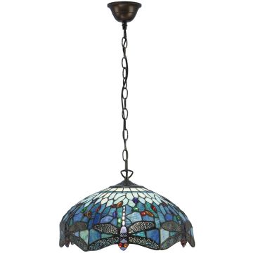 Endon DRAGONFLY BLUE 64080 Hanglamp 3x60W/E27 IP20