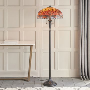 Endon DRAGONFLY FLAME 64070 Staande lamp 2x60W/E27 IP20