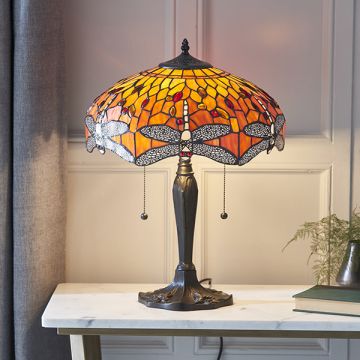 Endon DRAGONFLY FLAME 64093 Tafellamp 2x60W/E27 IP20