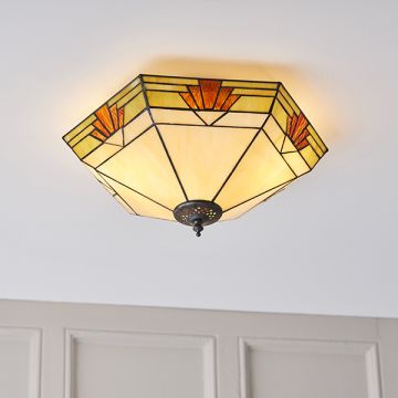 Endon NEVADA 64284 Plafondlamp 2x60W/E27 IP20