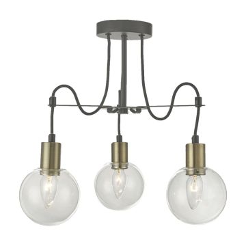 Prezent ABRAZO 64402 Plafondlamp 3x40W/E14 IP20