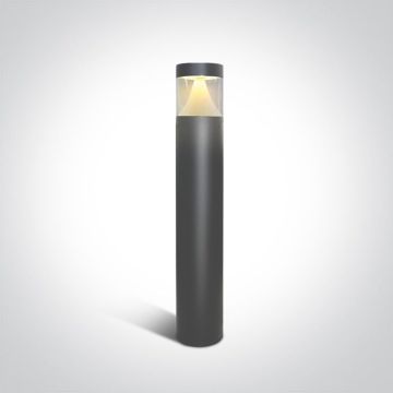 One Light Bollards 67410/AN/W Vloerlamp 1x12W/LED 3000K 1000lm IP65