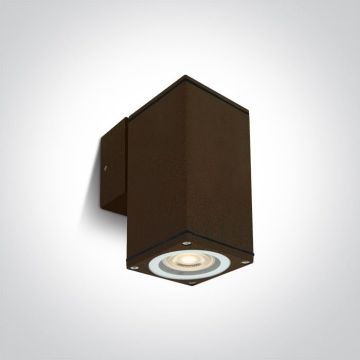 One Light Outdoor Cubes 67426B/BR Wandlamp 1x10W/GU10 IP54