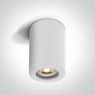 One Light Outdoor Cylinders 67142A/W Opbouwspot 1x6W/GU10 IP65