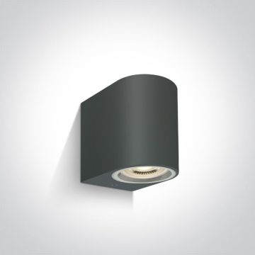 One Light Outdoor Cylinders 67142F/AN Wandlamp 1x6W/GU10 IP65