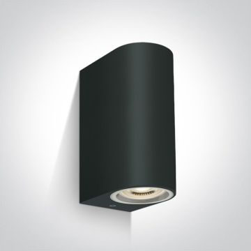 One Light Outdoor Cylinders 67142G/B Wandlamp 2x6W/GU10 IP65