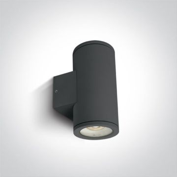 One Light Outdoor Wall Lights 67400B/AN Wandlamp 2x10W/GU10 IP54