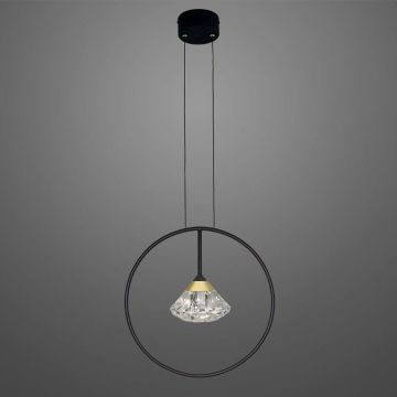 Altavola Design Tiffany LA059/P_black Hanglamp 1x3W/LED 3000K 180lm IP20