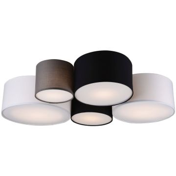 Trio HOTEL 693900517 Plafondlamp 5x42w/e27 ip20