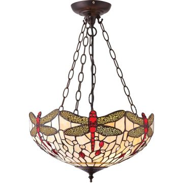 Endon DRAGONFLY BEIGE 70759 Hanglamp 3x60W/E27 IP20