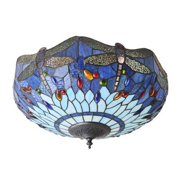 Endon DRAGONFLY BLUE 70722 Plafondlamp 2x60W/E27 IP20