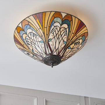 Endon HECTOR 70241 Plafondlamp 2x60W/E27 IP20
