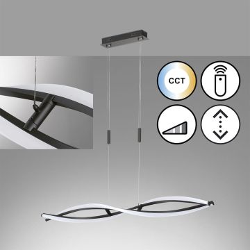 Fischer&Honsel Torcido 60978 Hanglamp 1x27W/LED 2700K 3200 lm IP20