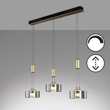 Fischer&Honsel Lavin 61016 Hanglamp 3x9W/LED 2700K 2900 lm IP20