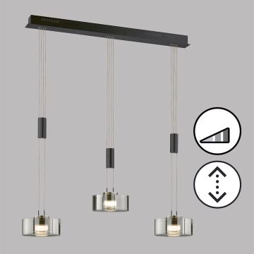 Fischer&Honsel Lavin 61096 Hanglamp 3x9W/LED 2700K 2900 lm IP20