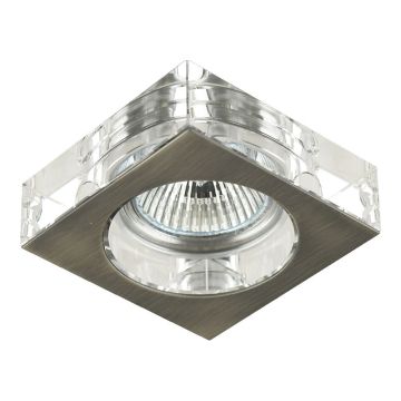 Prezent ELEGANT GLASS FIX 71009 Decoratieve inbouwspot 1x50W/GU10 IP20