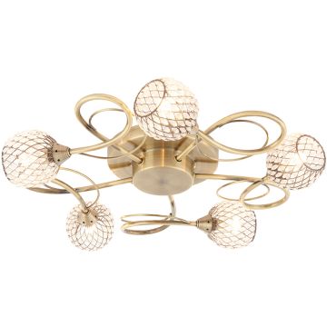 Endon AHERNE 73757 Plafondlamp 5x33W/G9 IP20