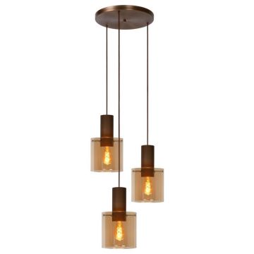 Lucide TOLEDO 74405/13/62 Hanglamp 3x40w/e27 ip20