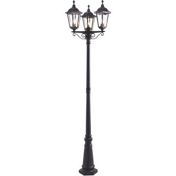 Endon BURFORD 76552 Straatlantaarn 3x60W/E27 IP44