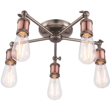 Endon HAL 76336 Plafondlamp 5x40W/E27 IP20