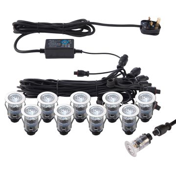Endon IKONPRO CCT 76615 Inrijlamp 10x0,75W/LED 6500K/20000 120LM IP67