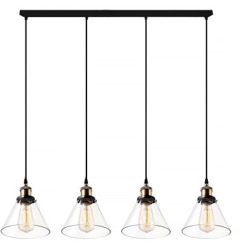 Altavola Design NEW YORK LOFT LA034/CL4 Hanglamp 4x40W/E27 IP20