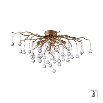 Paul Neuhaus ICICLE 8090-11 Plafondlamp 4x40W/G9 IP20