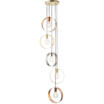 Endon HOOP 81923 Hanglamp 5x40W/E27 IP20