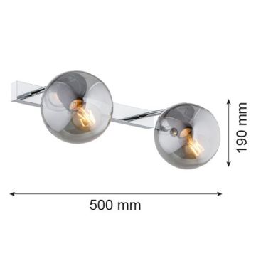 Argon SATELITE 841 Wandlamp 2x15W/E27 IP44