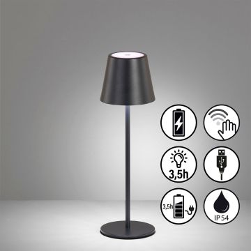 Fischer&Honsel Viletto 850355 Tafellamp 1x2W/LED 3000K 190lm IP54