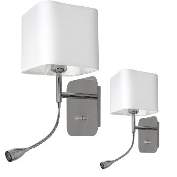 Milagro NAPOLI ML63600 Wandlamp 1xE27+ 1W LED 4000K 90LM IP20
