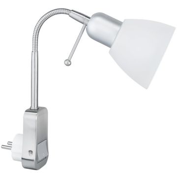 Trio LIGARA 8911211-07 Wandlamp met stopcontact 1x40w/e14 ip20