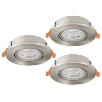 Eglo BARRANCO 902268 Inbouwspot 3x4.5W/LED 2700K, 4000K, 6500K 3X450lm ip20