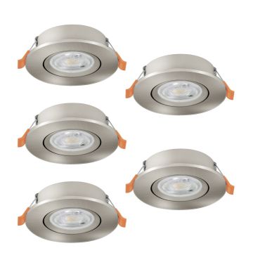 Eglo BARRANCO 902269 Inbouwspot 5x4.5W/LED 2700K, 4000K, 6500K 5X450lm ip20