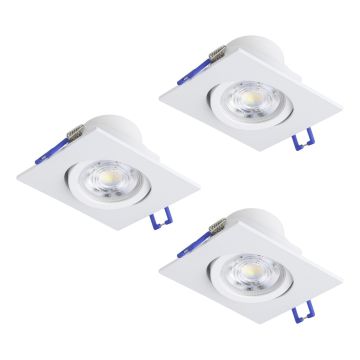 Eglo SALICETO 902283 Inbouwspot 3x4.8W/LED 2700K 3X450lm ip20