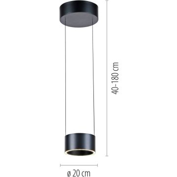 Paul Neuhaus PURE CLIPSE 2471-15 Hanglamp 2x5W/LED 2200-5000k 250lm ip20