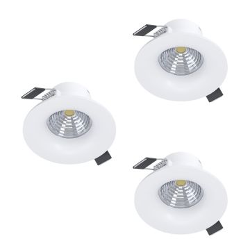 Eglo SALICETO 902277 Inbouwspot 3x4.8W/LED 2700K 3X450lm ip20