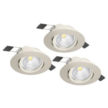 Eglo SALICETO 902282 Inbouwspot 3x6W/LED 4000K 3X580lm ip20