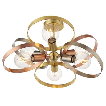 Endon HOOP 91935 Plafondlamp 6x40W/E27 IP20