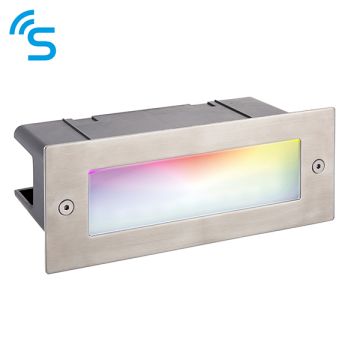 Endon SMART SEINA 91962 Inbouwtraplamp 3.5W/SMD 5050 RGB IP44