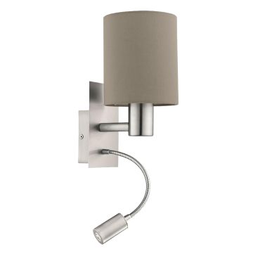 Eglo PASTERI 96478 Wandlamp 1x40W/E27 + 1X3,5W/LED 380LM