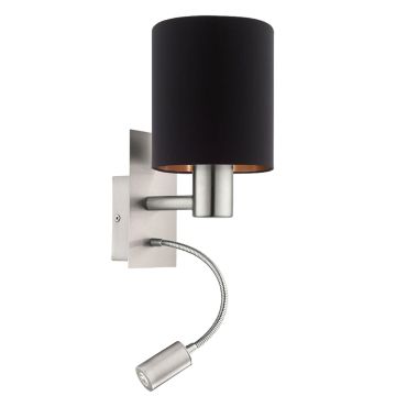 Eglo PASTERI 96483 Wandlamp 1x40W/E27 + 1X3,5W/LED 380LM